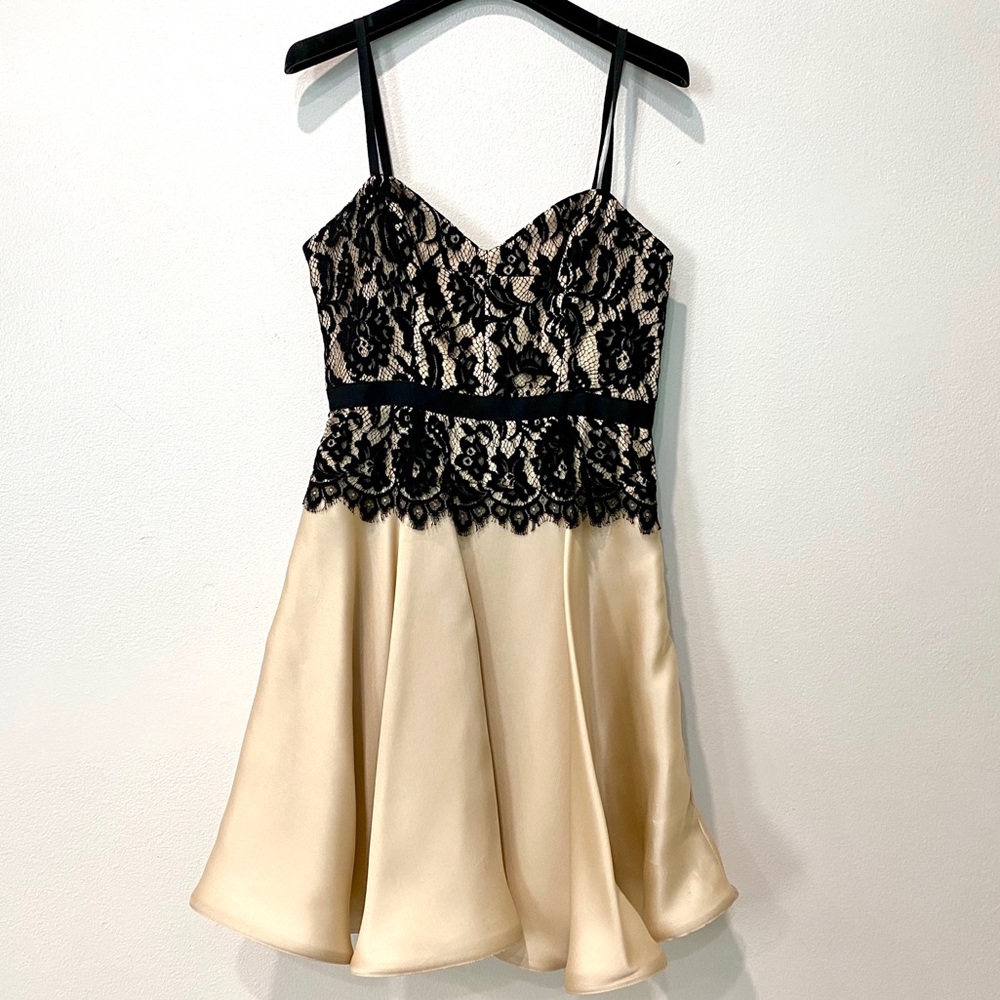 New Milly Black & Bone Lace Dress